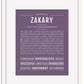 Frame Options | Deep Purple | White Frame, Matted