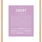 Frame Options | Lilac | Maple Frame, Matted