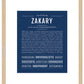 Frame Options | Midnight Blue | Maple Frame, Matted