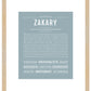 Frame Options | Powder Blue | Maple Frame, Matted