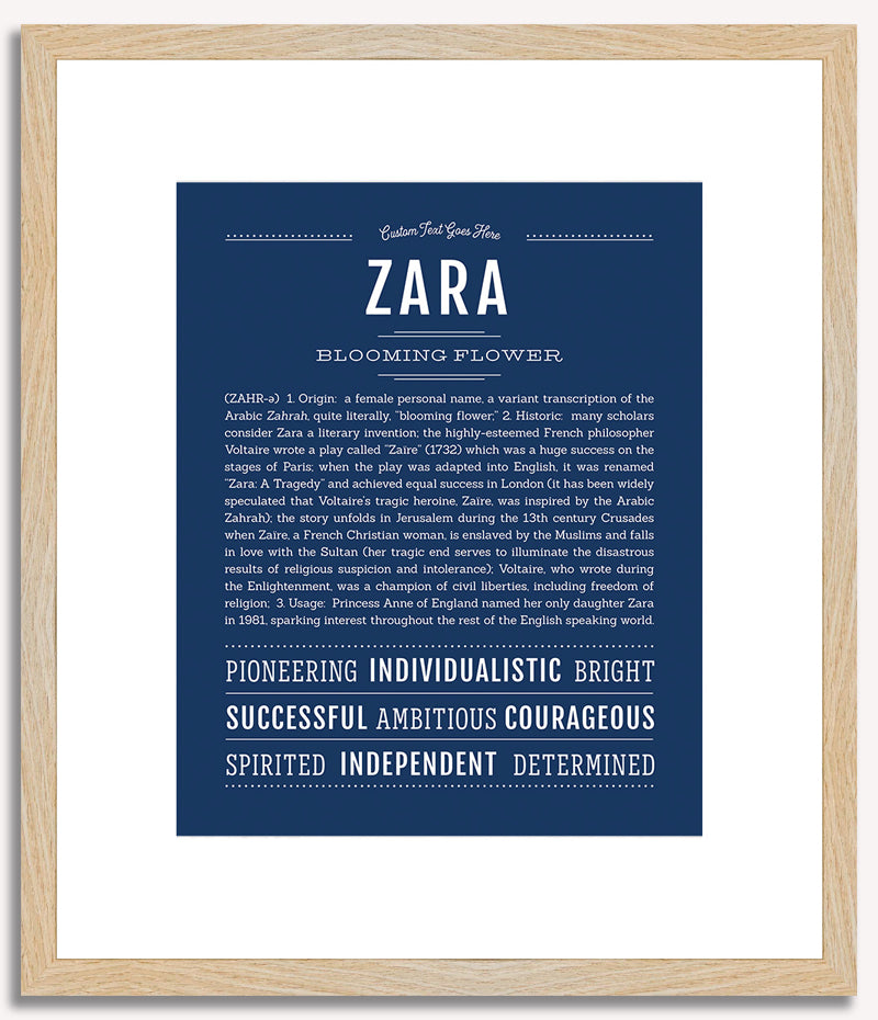 Zara | Name Art Print