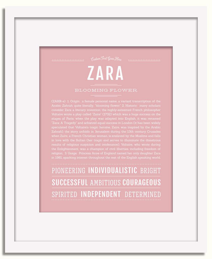 Zara | Name Art Print