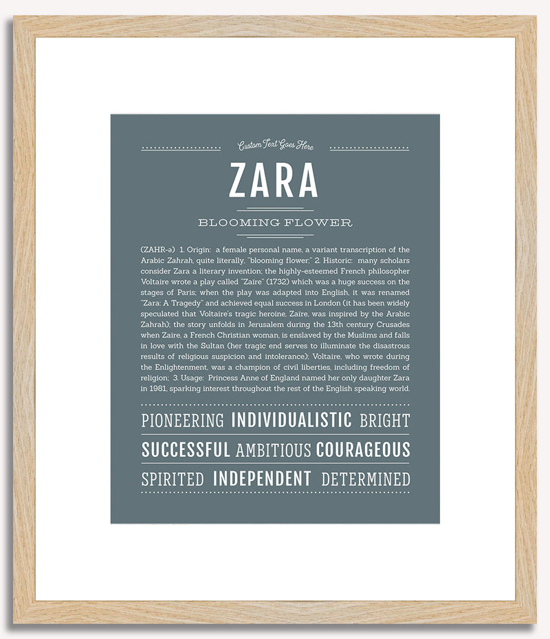 Zara | Name Art Print