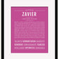 Frame Options | Dark Pink | Black Frame, Matted