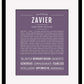 Frame Options | Deep Purple | Black Frame, Matted