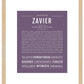Frame Options | Deep Purple | Maple Frame, Matted