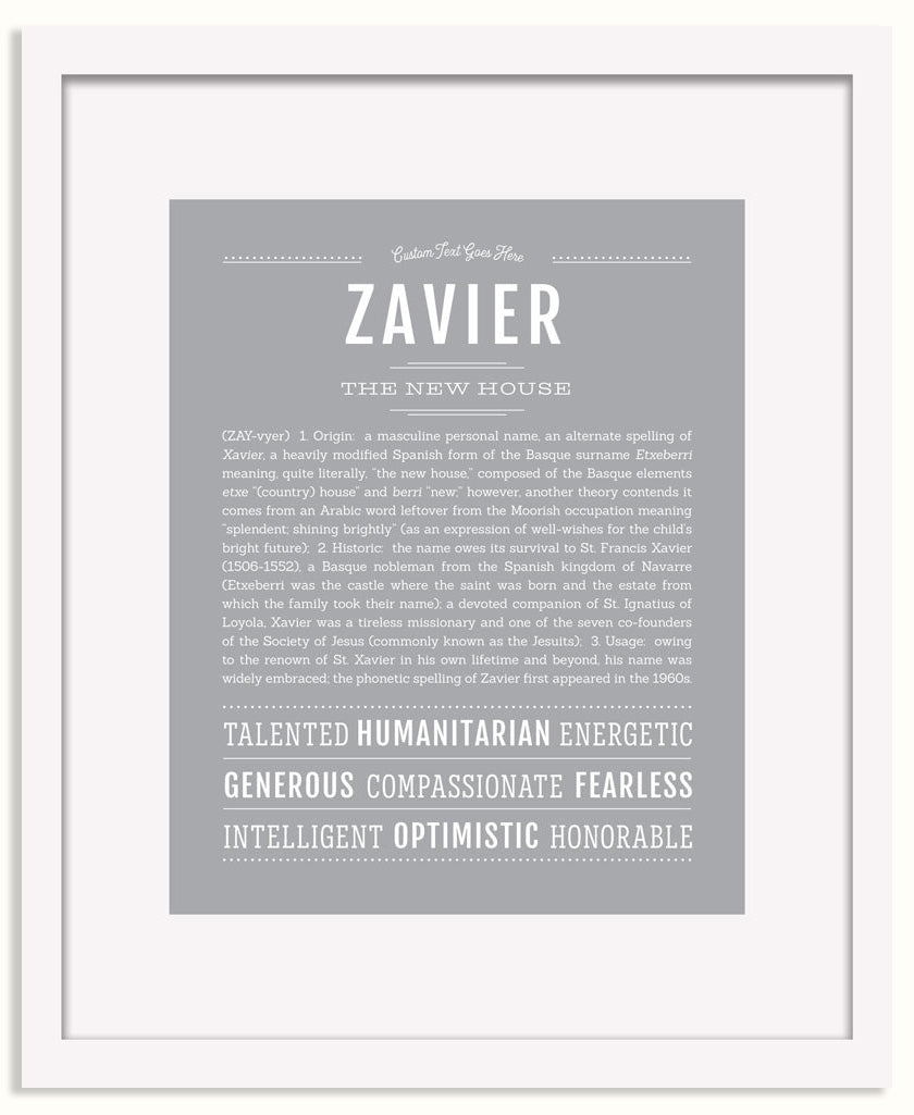 Frame Options | Light Gray | White Frame, Matted