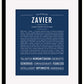 Frame Options | Midnight Blue | Black Frame, Matted
