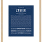 Frame Options | Midnight Blue | Maple Frame, Matted