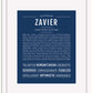 Frame Options | Midnight Blue | White Frame, Matted