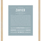Frame Options | Powder Blue | Maple Frame, Matted