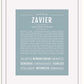 Frame Options | Powder Blue | White Frame, Matted