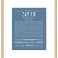 Frame Options | Steele Blue | Maple Frame, Matted