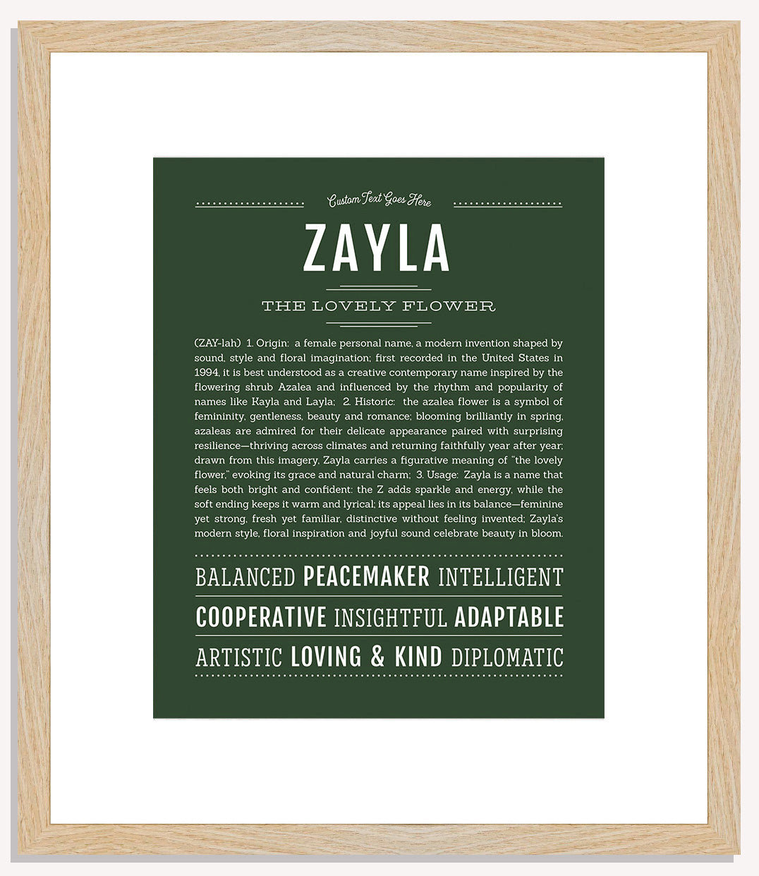 Zayla | Name Art Print