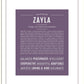 Zayla | Name Art Print