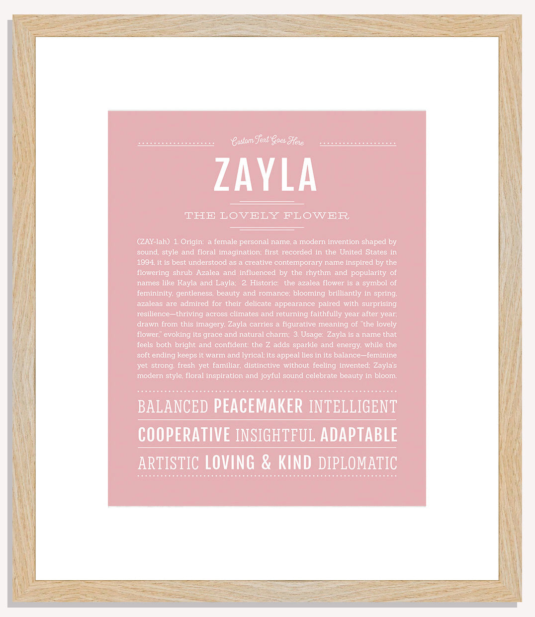 Zayla | Name Art Print
