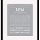 Zayla | Name Art Print