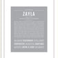 Zayla | Name Art Print