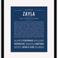 Zayla | Name Art Print