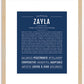 Zayla | Name Art Print