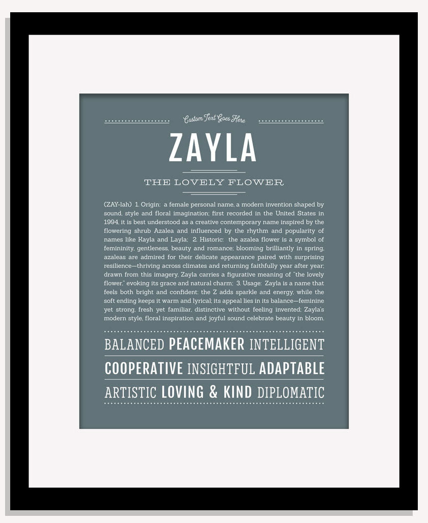 Zayla | Name Art Print