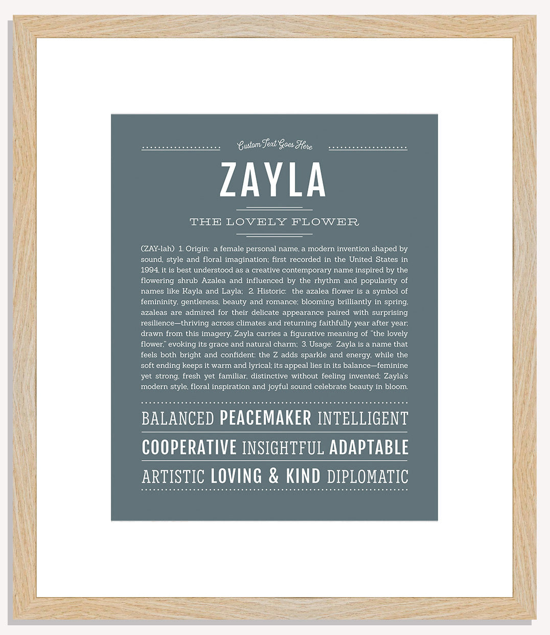 Zayla | Name Art Print