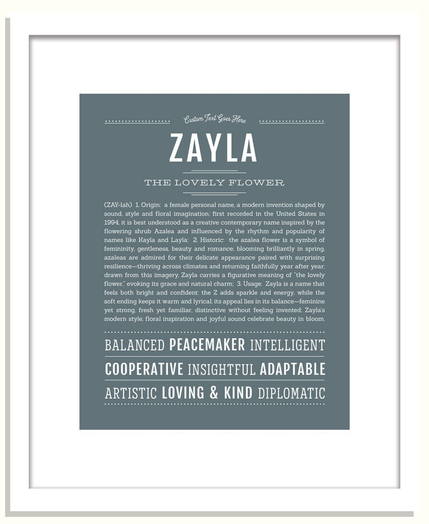Zayla | Name Art Print
