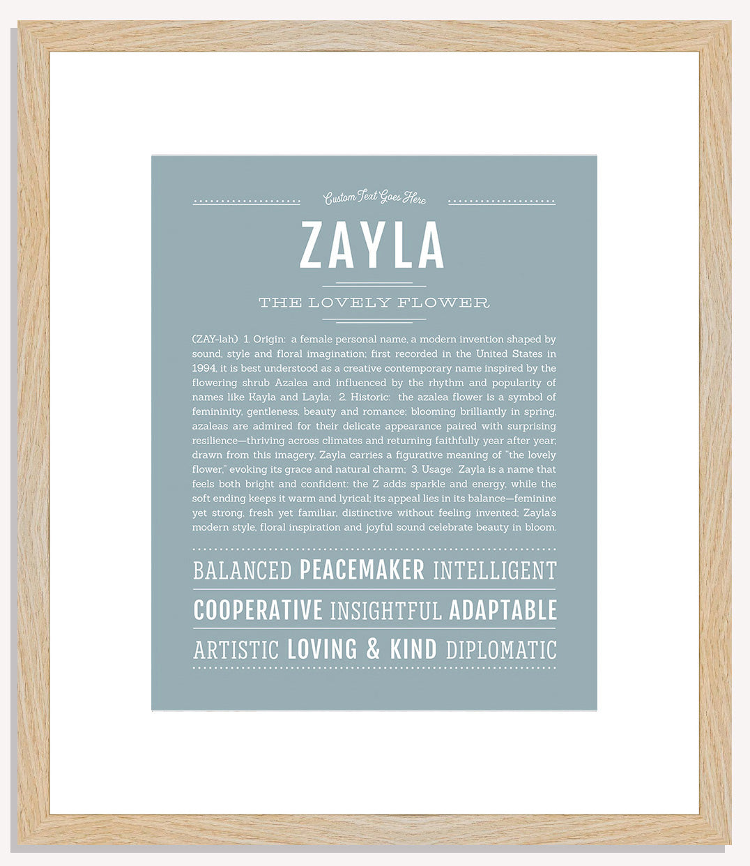 Zayla | Name Art Print