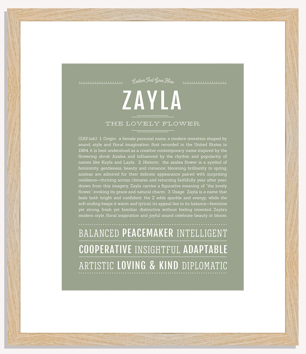 Zayla | Name Art Print