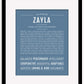 Zayla | Name Art Print