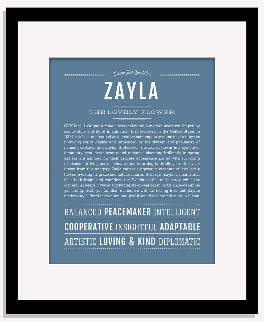 Zayla | Name Art Print