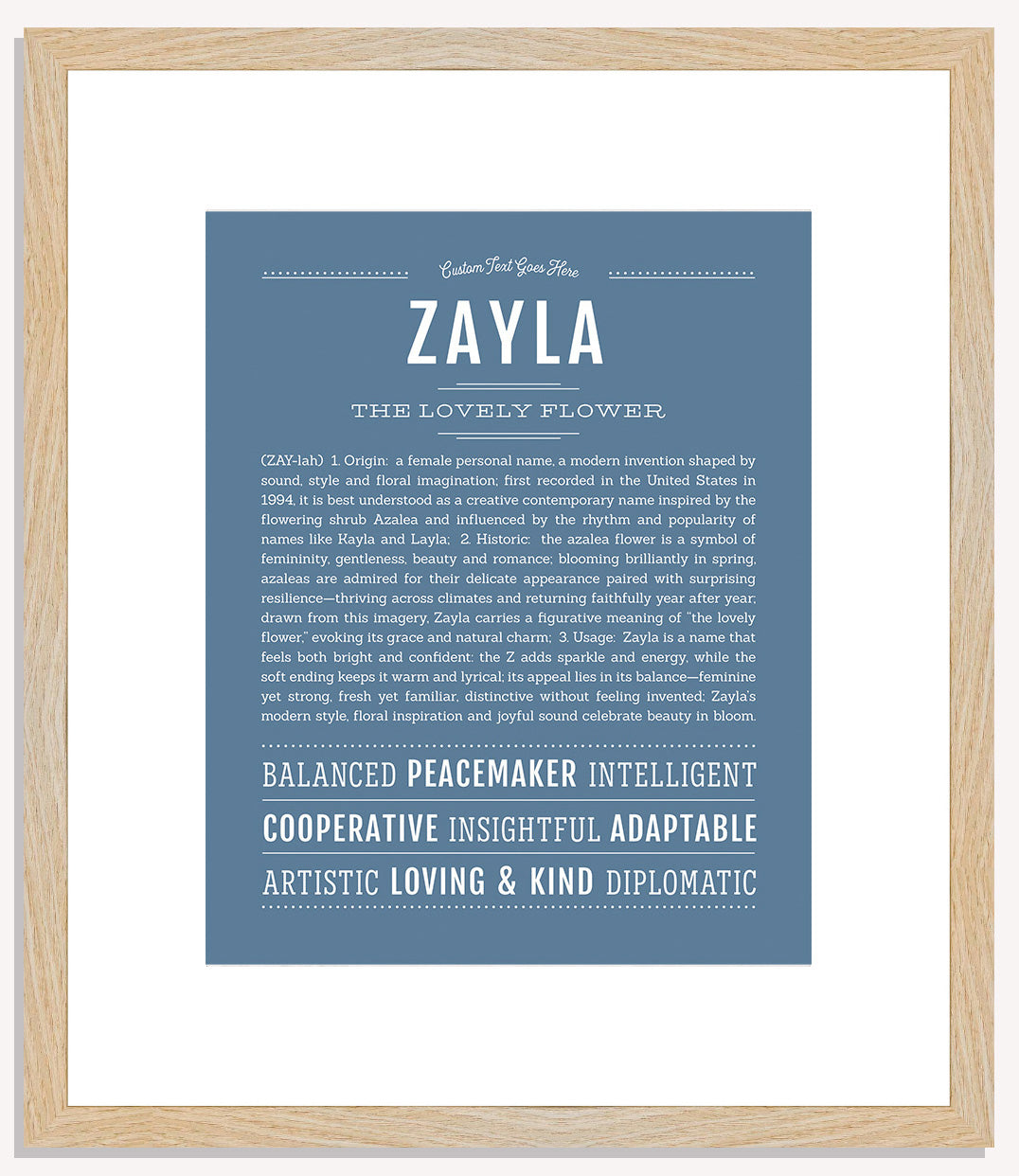 Zayla | Name Art Print