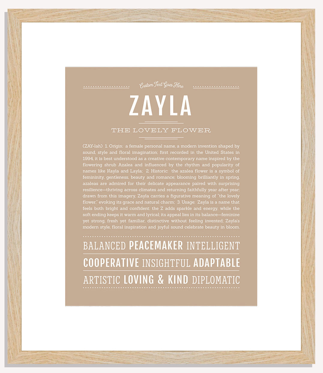 Zayla | Name Art Print