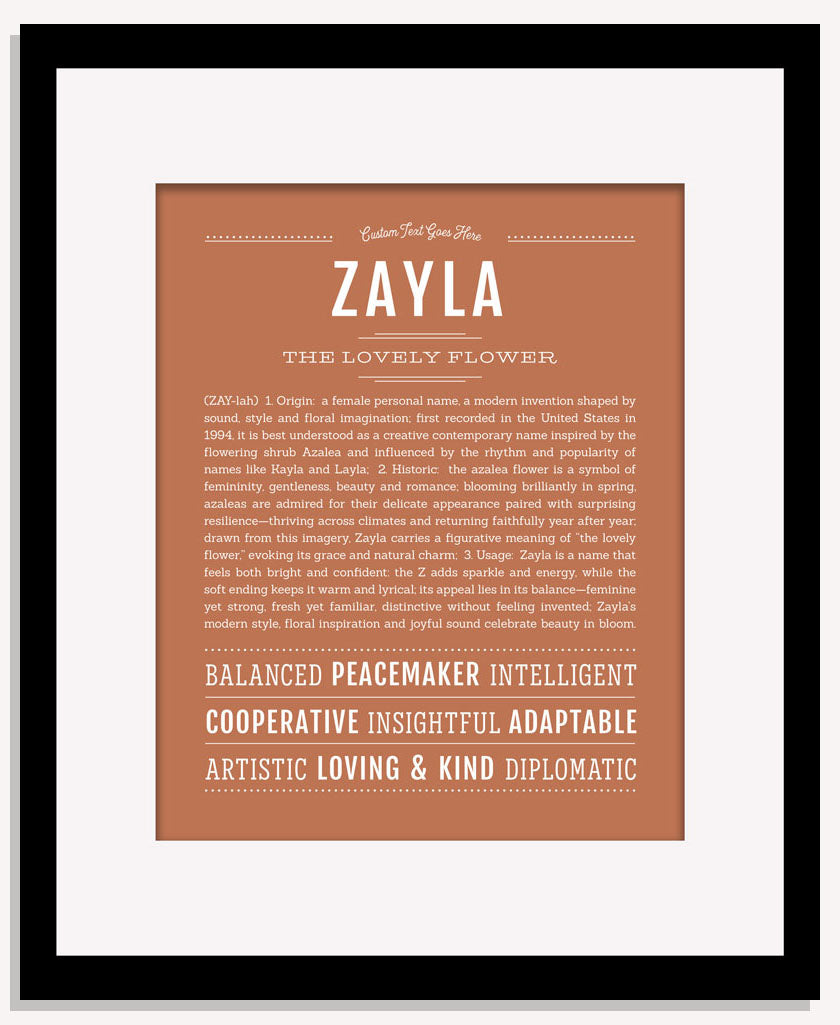 Zayla | Name Art Print
