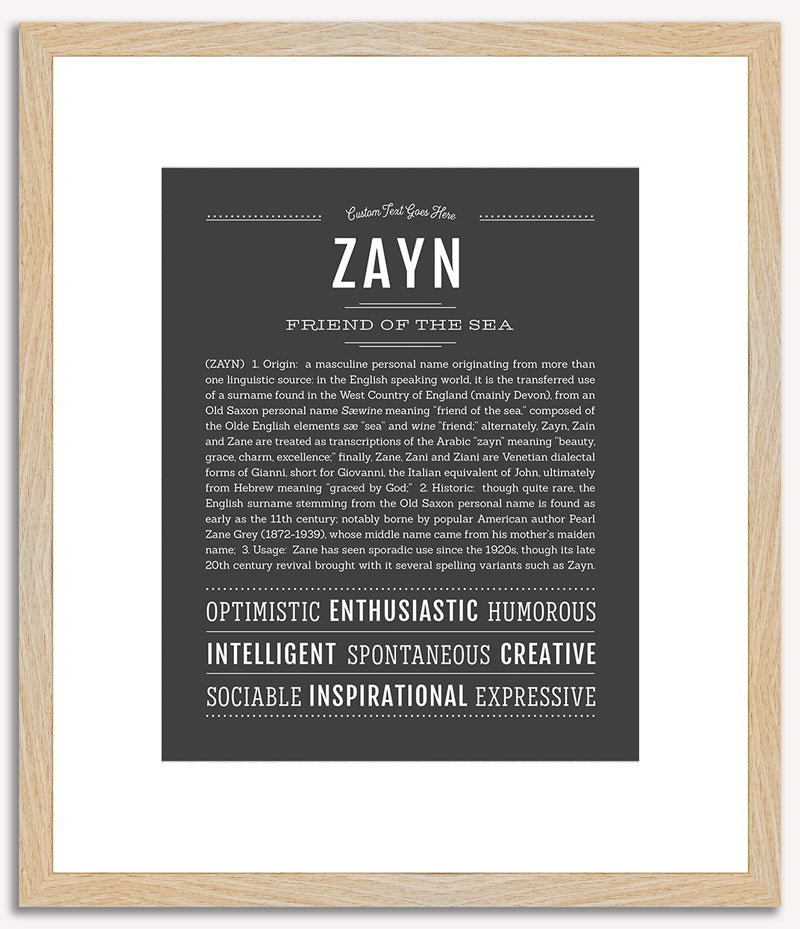 Zayn | Name Art Print