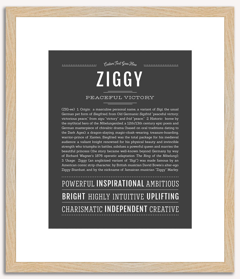 Ziggy | Name Art Print