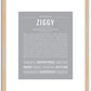 Ziggy | Name Art Print