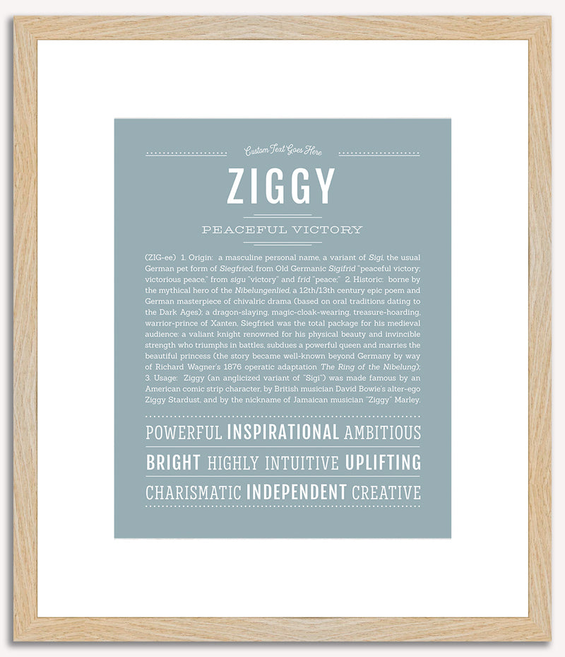 Ziggy | Name Art Print