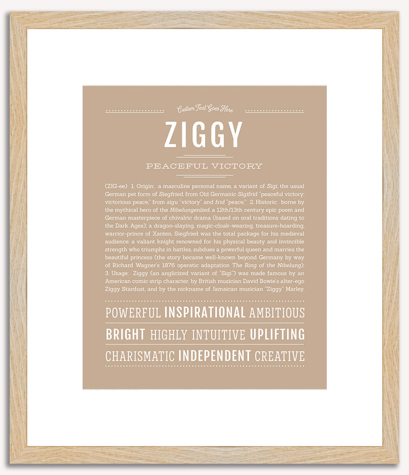 Ziggy | Name Art Print