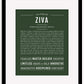 Ziva | Name Art Print