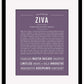 Ziva | Name Art Print