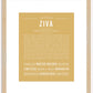 Ziva | Name Art Print
