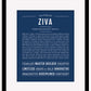 Ziva | Name Art Print