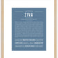 Ziva | Name Art Print