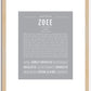 Zoee | Name Art Print