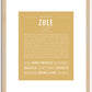 Zoee | Name Art Print