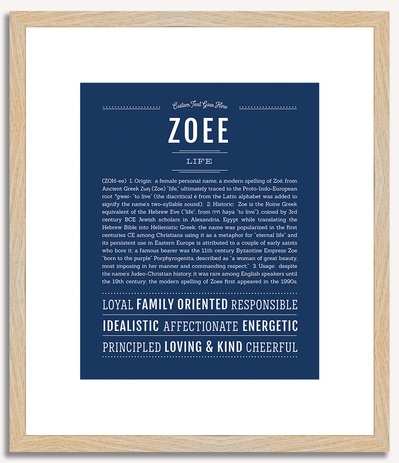 Zoee | Name Art Print