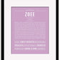 Frame Options | Lilac | Black Frame, Matted