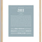 Zoee | Name Art Print