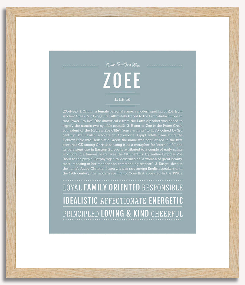 Zoee | Name Art Print